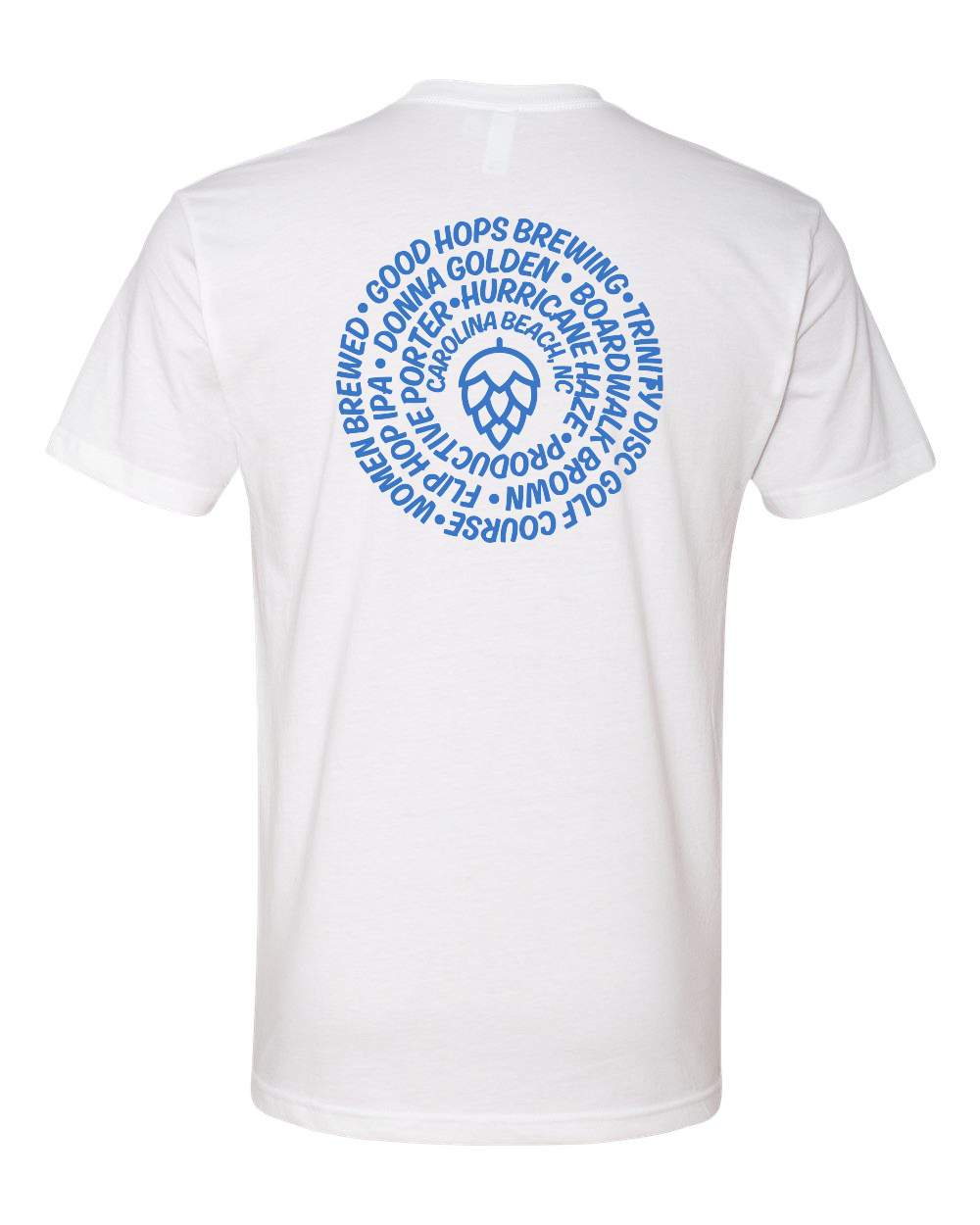 Good Hops Blue Round Unisex T-shirt