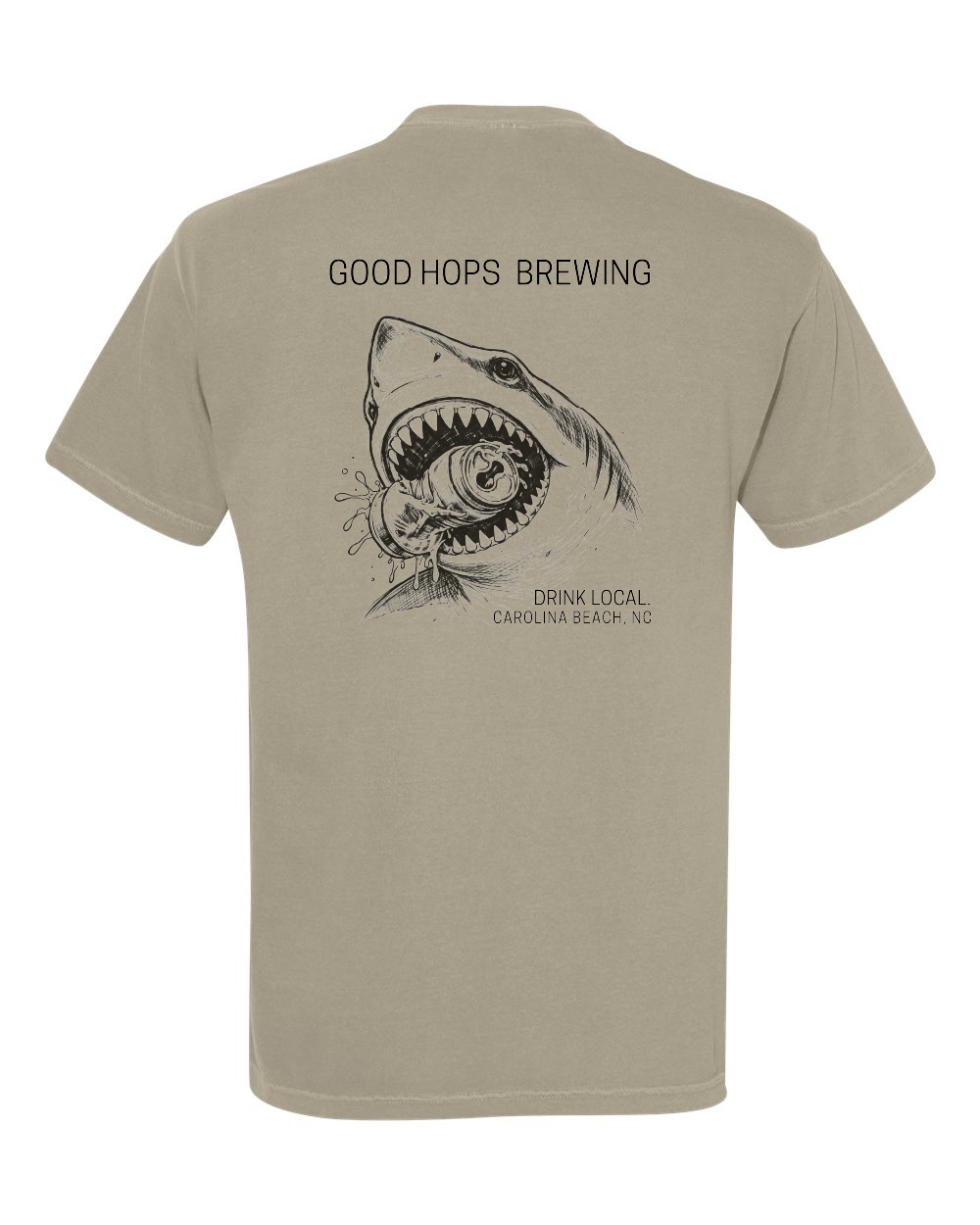 Good Hops Shark Comfort Color Garment-Dyed Heavyweight T-Shirt
