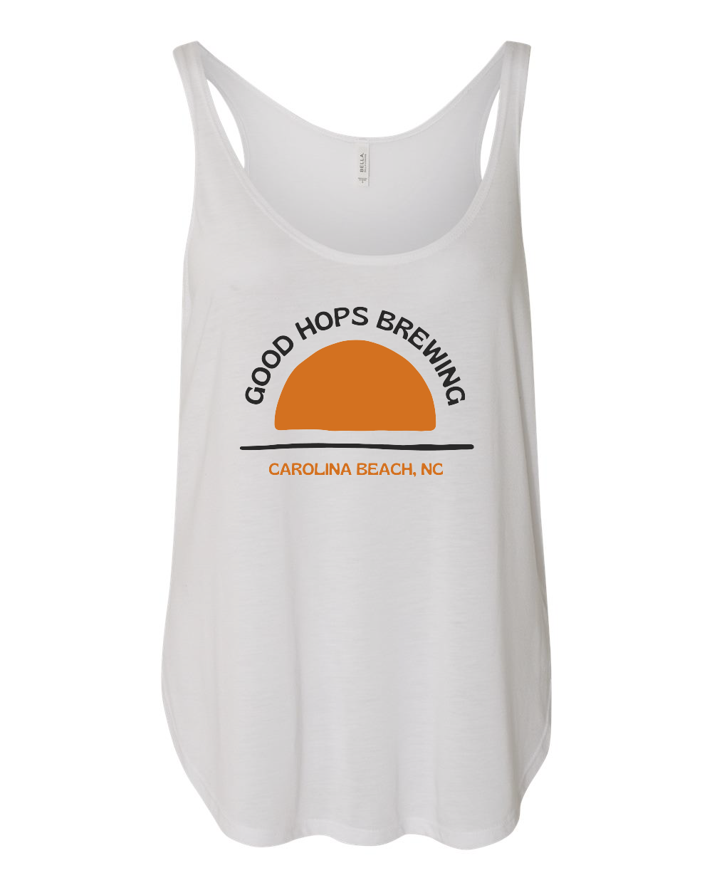 Good Hops Sunset Women's Flowy Tank with Side Slit - 8802