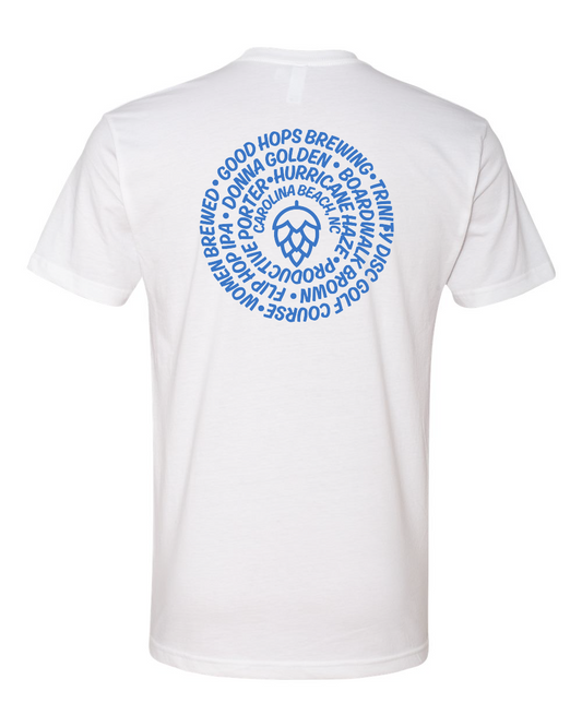 Good Hops Blue Round Unisex T-shirt